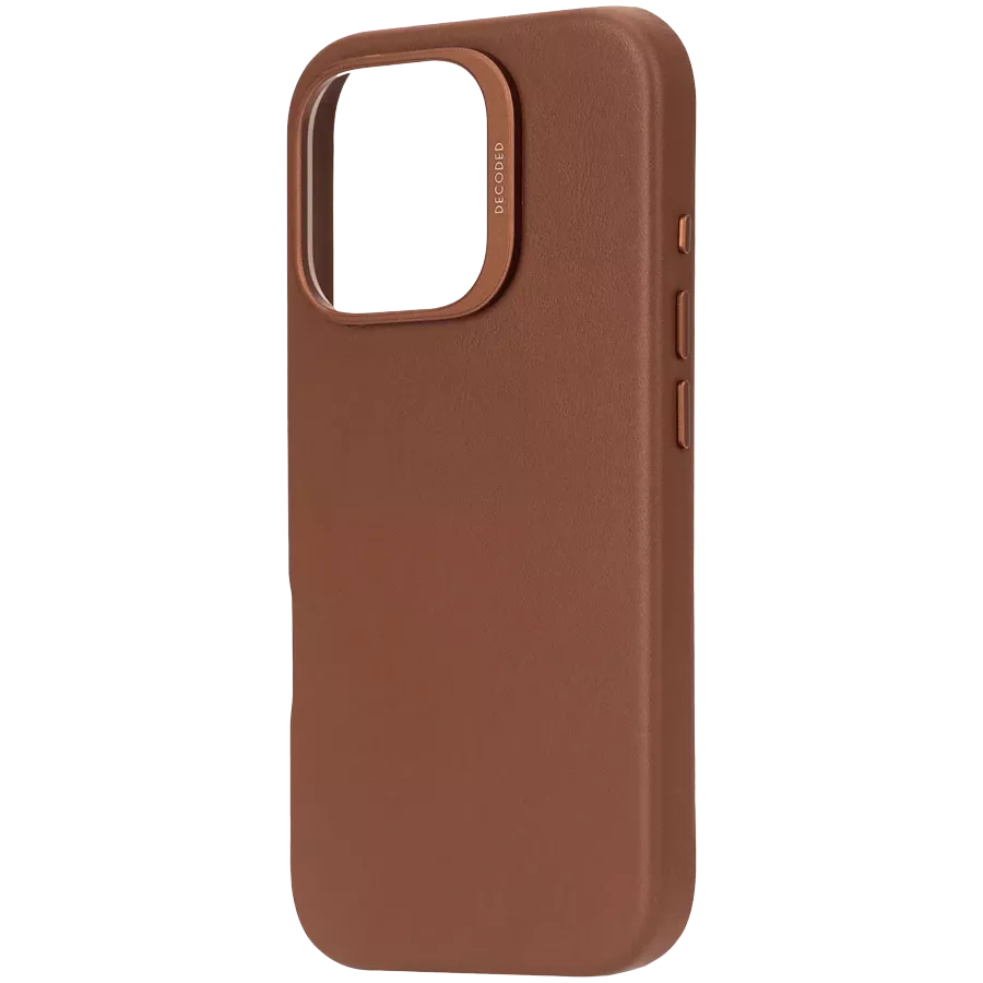 DECODED Θήκη Leather Case με MagSafe, Tan Brown for iPhone 16 Pro — Εικών №2