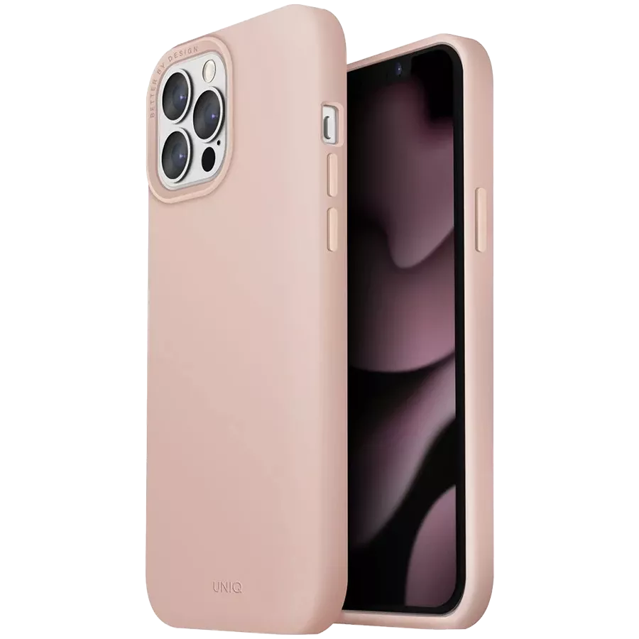 UNIQ Case Lino , Pink for iPhone 13 Pro — Image №1