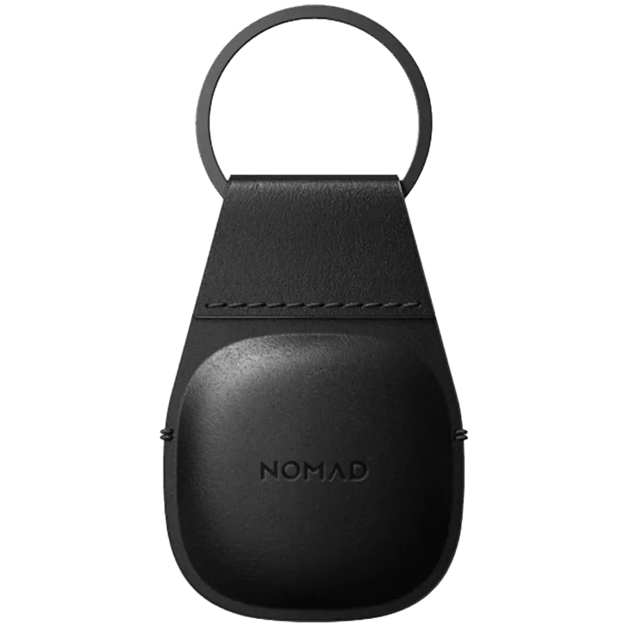 NOMAD Case Leather key ring, Black for AirTag — Image №1