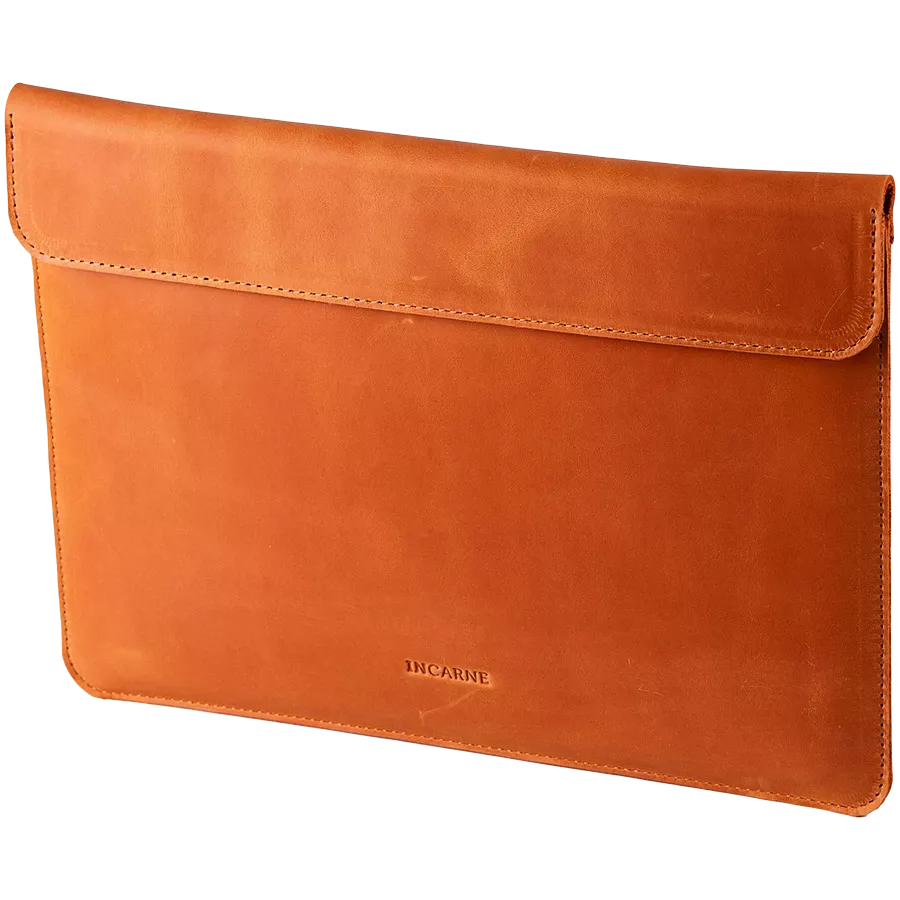 Чохол INCARNE Klouz Cognac для MacBook Air 13/MacBook Pro 13 — Зображення №2