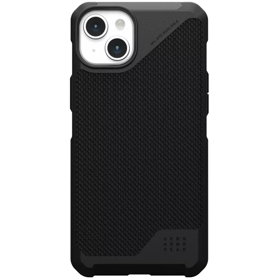 Чехол UAG Metropolis LT с MagSafe для iPhone 15 Plus, Kevlar Black — image №1