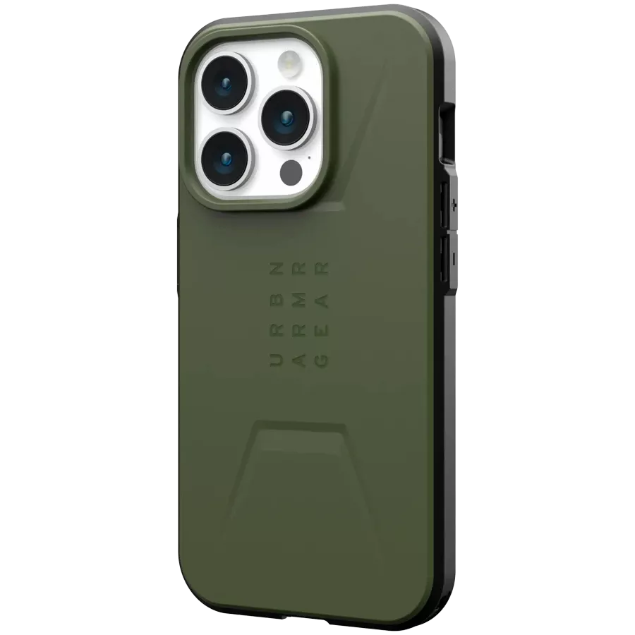 Чохол UAG з Magsafe для Apple iPhone 15 Pro Civilian, Olive Drab (114275117272) — Зображення №2