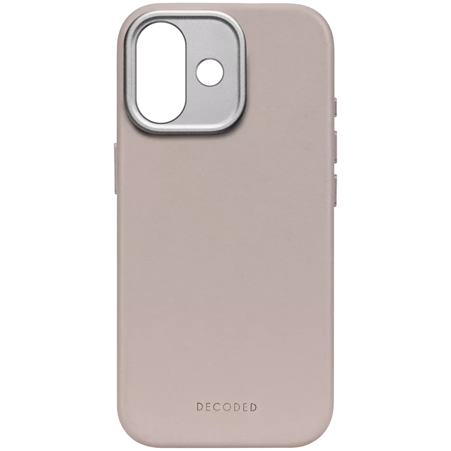 DECODED Case Leather Case with MagSafe, Solid Clay for iPhone 17 — Image №2