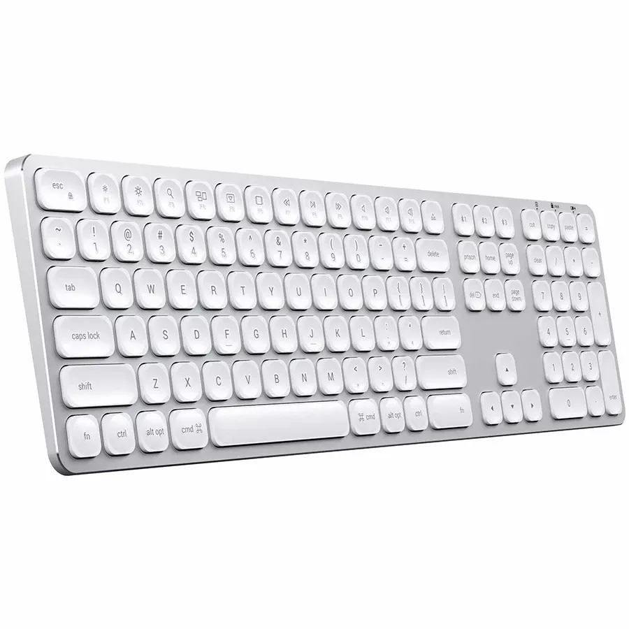 SATECHI Keyboard, Wireless, Silver, US EN — Image №3