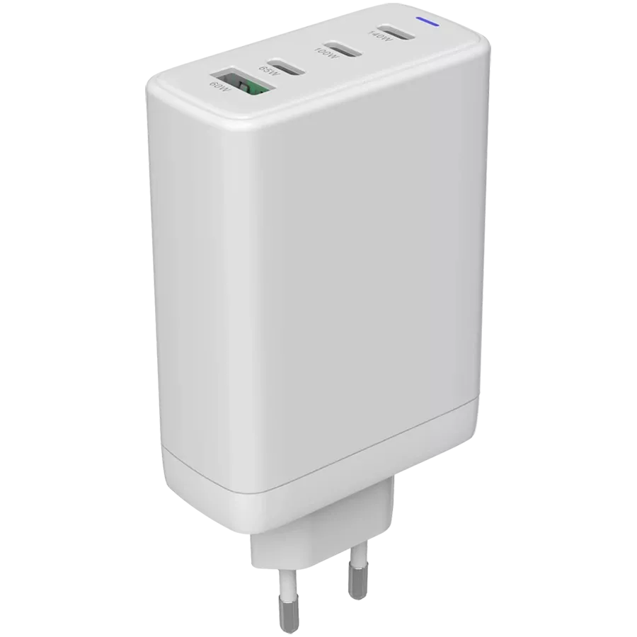 Адаптер живлення CANYON CU140ACC 4*USB/USB-C 3*USB Type C, USB Type-A, 150 Ват — Зображення №1