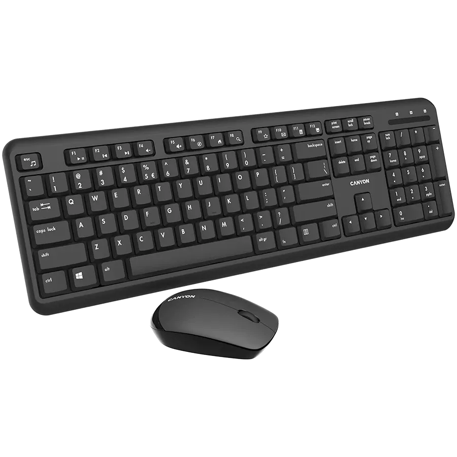 CANYON CNS-HSETW02 Keyboard, Wireless, Black, RU — Image №2