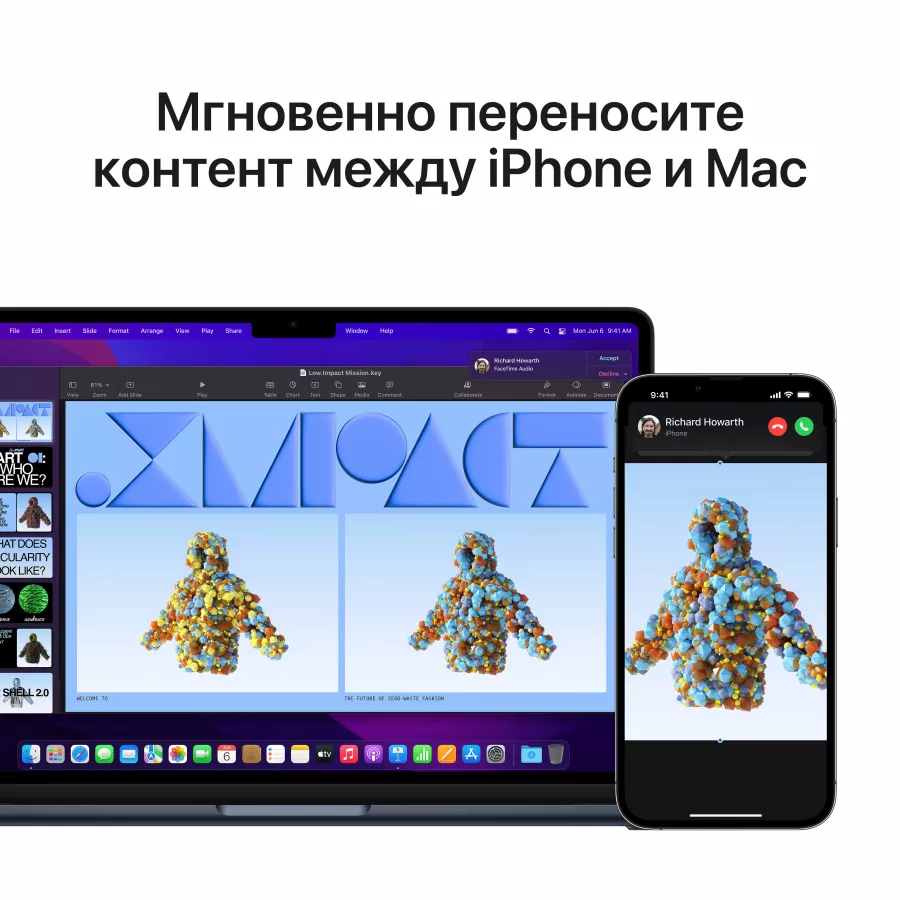 APPLE MacBook Air 13.6"  Apple M2 (8C CPU/8C GPU), 16 ГБ, 512 ГБ, Тёмная ночь — Изображение №16
