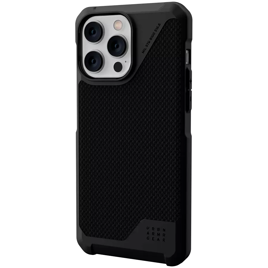 Protective Case UAG Metropolis LT with MagSafe Kevlar Black for iPhone 14 Pro Max — Image №2