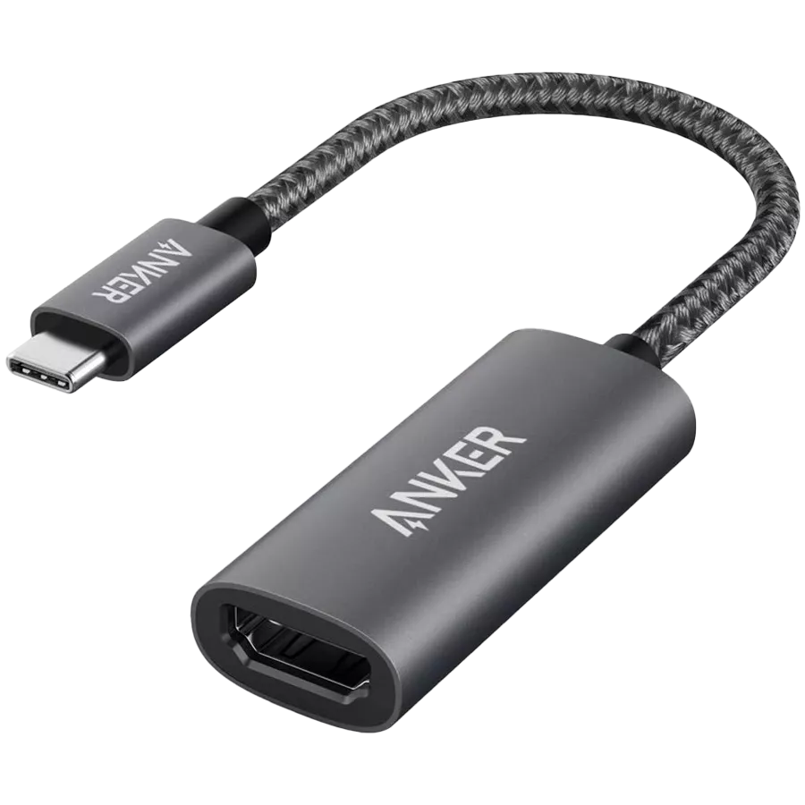 ANKER Προσαρμογέας USB-C σε HDMI, Μαύρος — Εικών №1