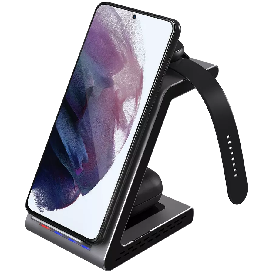 PRESTIGIO ReVolt A9 Wireless Charger, 10 W, Gray — Image №9