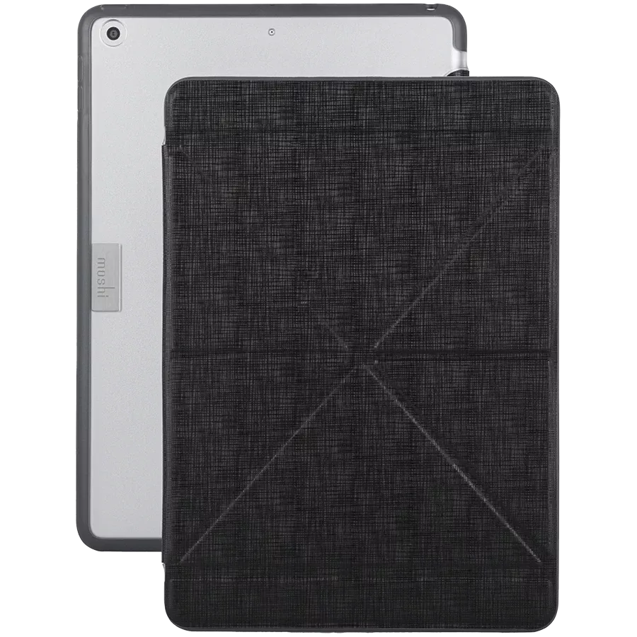 Обложка Smart Cover MOSHI VersaCover  Чёрная для iPad (7-го, 8-го и 9-го поколения) — Изображение №1