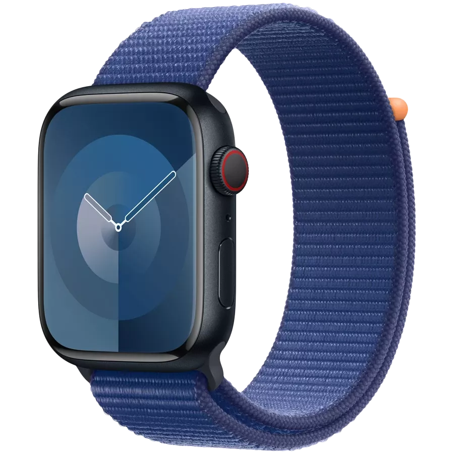 Ремешок APPLE 45мм Sport Loop Sport Loop Синий для Apple Watch 42/44/45/49 mm — Изображение №2