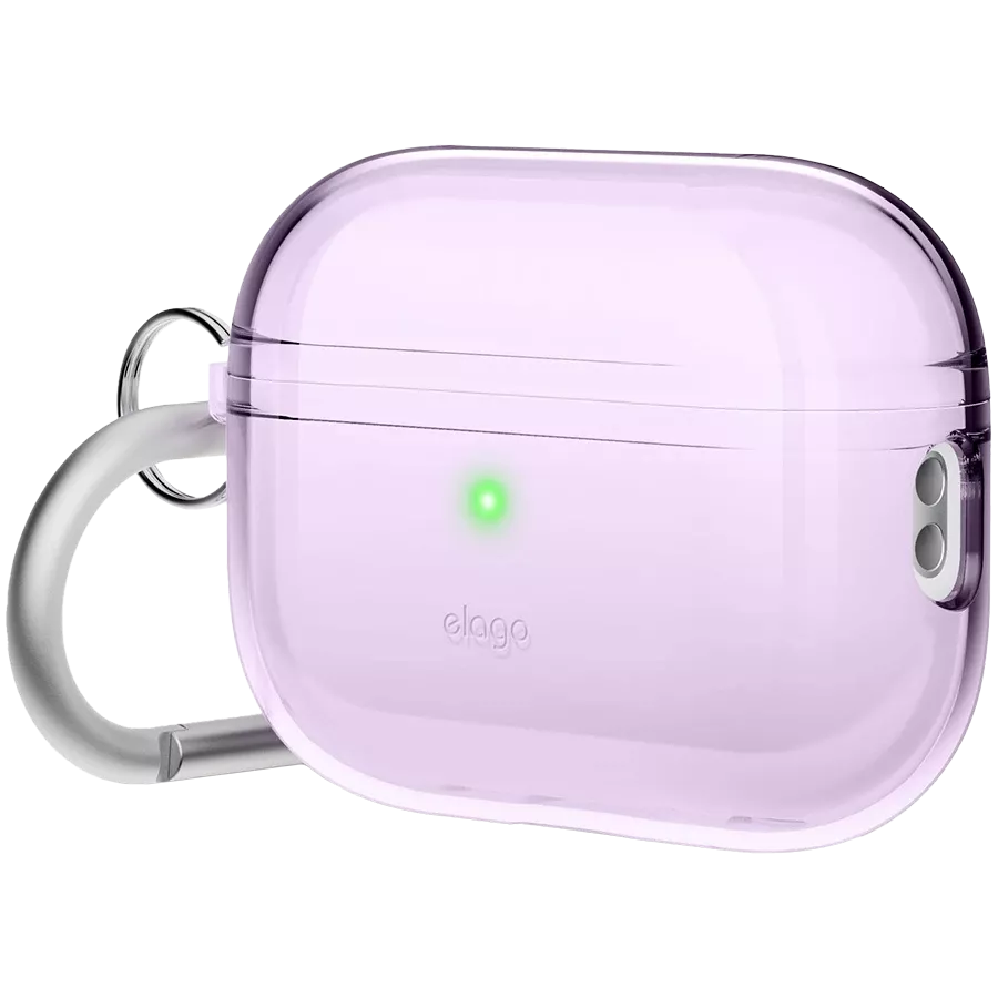 Чохол ELAGO Clear Hang для Airpods Pro 2nd Gen, Deep Purple (EAPP2CL-HANG-DPU) — Зображення №1