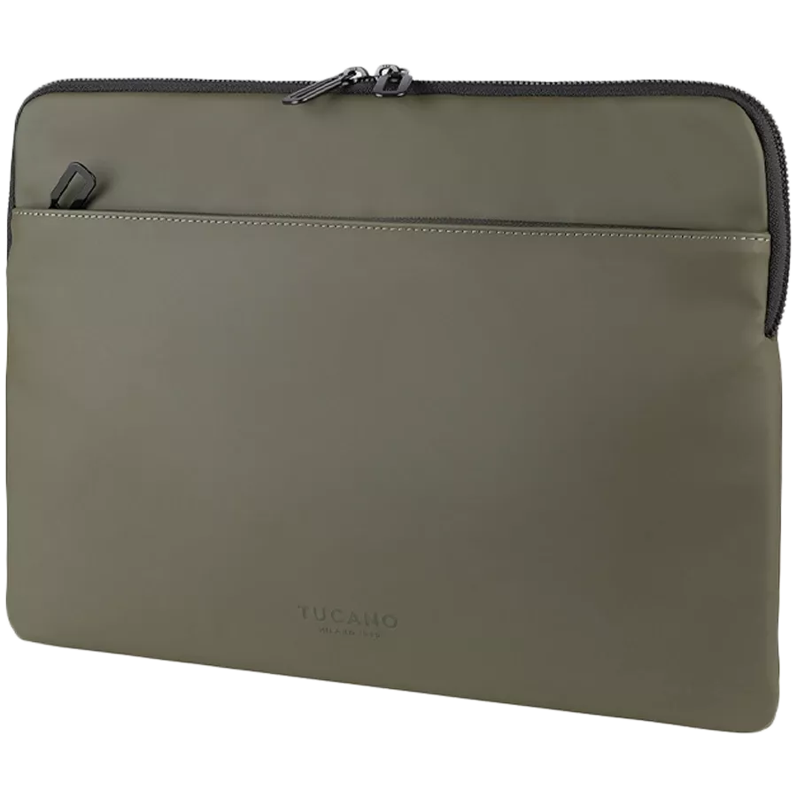 Чехол TUCANO GOMMO  Военный зеленый для ноутбуков до 14"/MacBook Pro 14 — Изображение №3