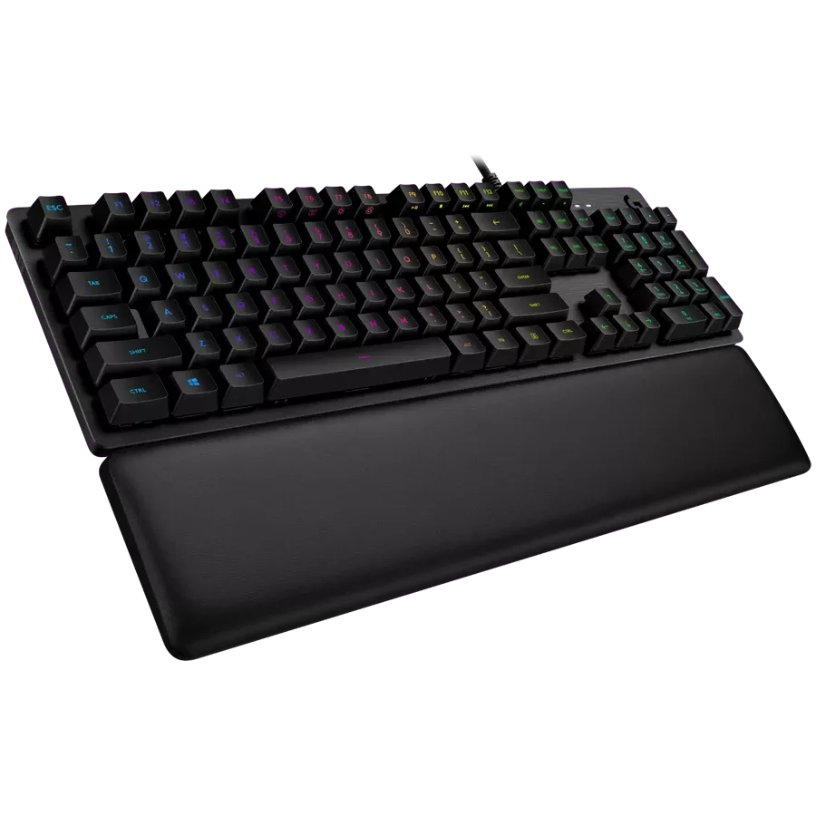 LOGITECH G513 Πληκτρολόγιο παιχνιδιών, Ενσύρματο, Carbon, Διεθνή Αγγλικά — Εικών №2