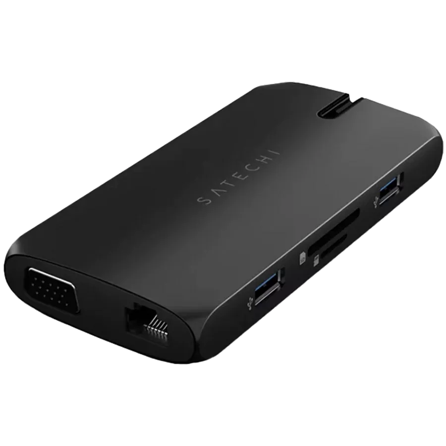 SATECHI  Многопортовый адаптер Type-C On-the-Go Multiport Adapter Чёрный — image №2