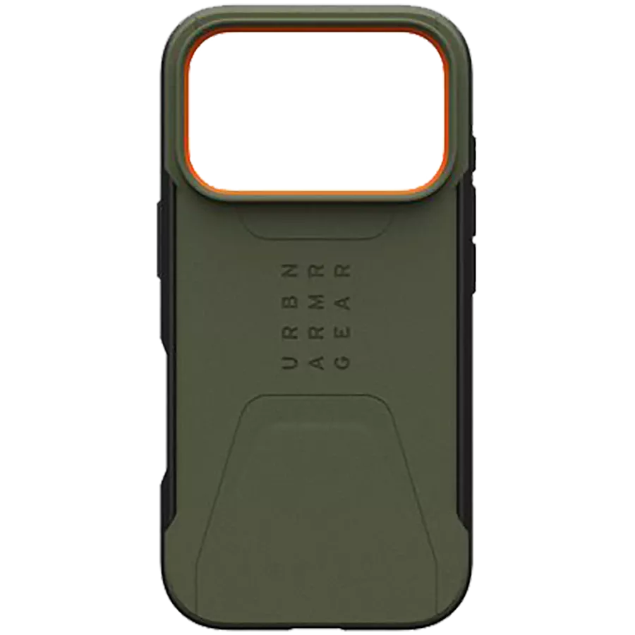 UAG Case CIVILIAN with MagSafe, Olive / Orange for iPhone 17 Pro — Image №1
