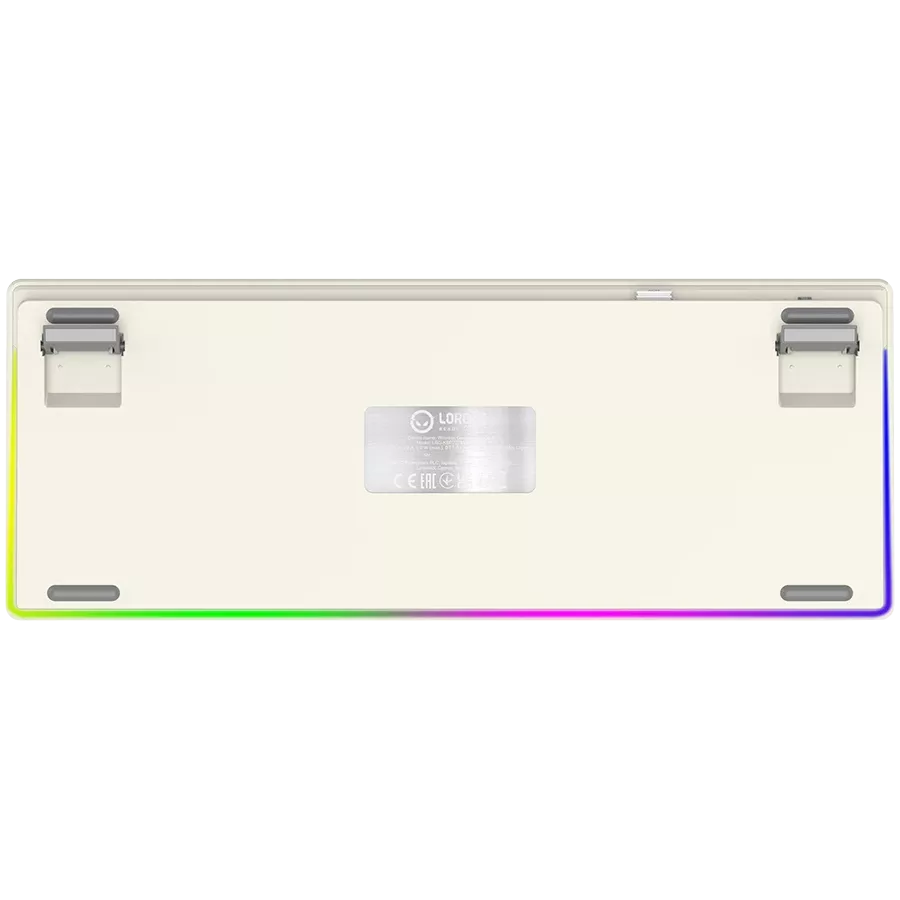 LORGAR KBP70TKLW Gaming Keyboard, Wireless, Beige, EN — Image №8