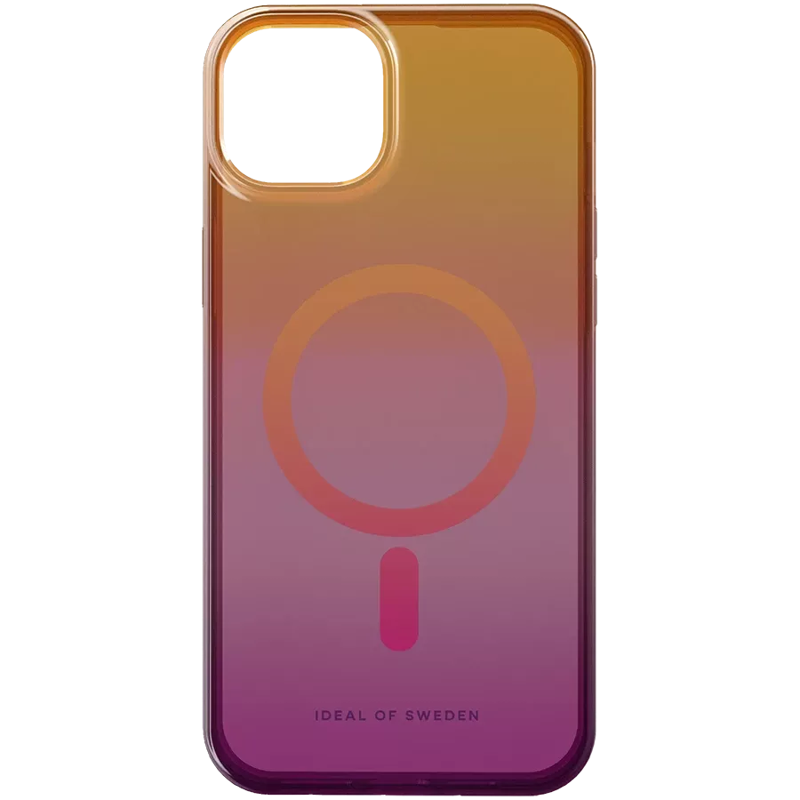 Чехол IDEAL OF SWEDEN Clear MagSafe с MagSafe Vibrant Ombre для iPhone 15 Plus — Изображение №1