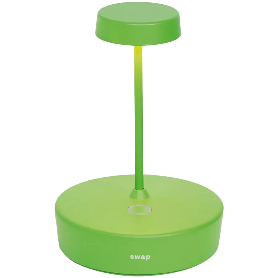 ZAFFERANO SWAP MINI TABLE LAMP 100x148mm. PAINTED MATT GREEN 2.0W LED 183lm — Εικών №1