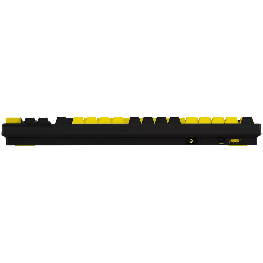 LORGAR KBP70TKLW Gaming Keyboard, Wireless, Yellow, EN — Image №6