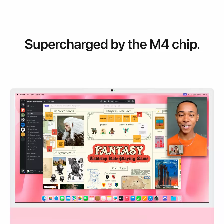 Apple iMac 24", Apple M4 (10C CPU/10C GPU), 24 GB, 512 GB SSD, Pink — Image №6