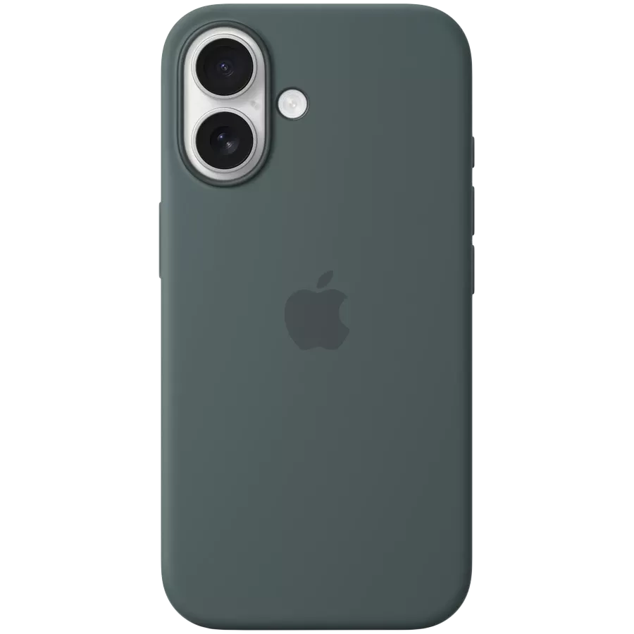 APPLE Silicone Case with MagSafe Lake Green for iPhone 16 — Image №1