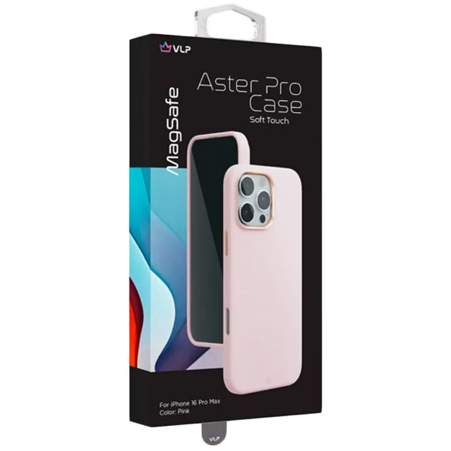 VLP Чехол Aster Pro MagSafe с MagSafe Розовый для iPhone 16 Pro Max — image №3