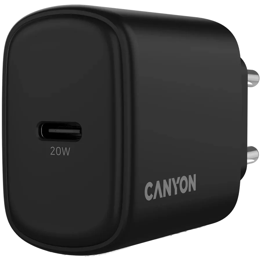 CANYON OnCharge 200 Power Adapter USB-C, 20 W, Black — Image №5