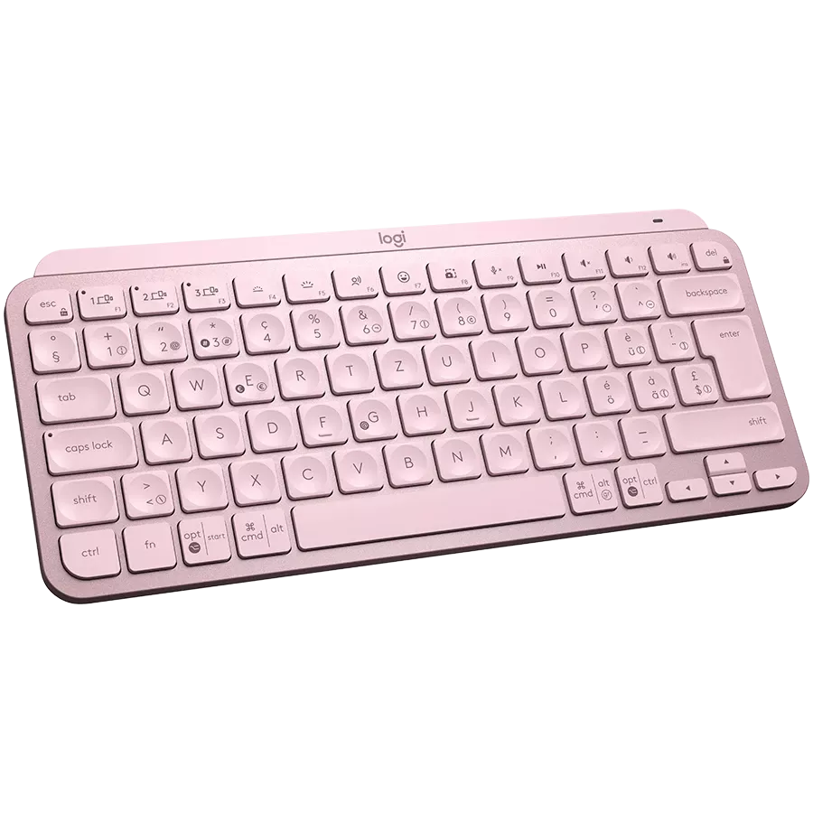 LOGITECH MX Keys Mini Keyboard, Wireless, Rose, Slovenian/International EN — Image №2
