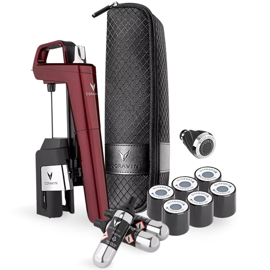 CORAVIN Timeless Six Plus Timeless Six+ Система сохранения вина, Темно-красный — Изображение №12