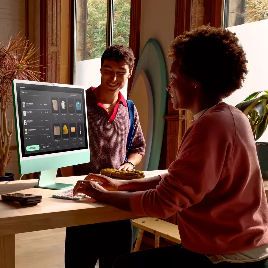 iMac 24" M4, 8C CPU 8C GPU, 16GB 256GB SSD, Green — Image №8