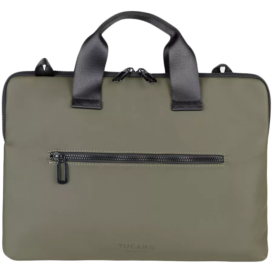 TUCANO Сумка GOMMO  Военный зеленая для ноутбуков до 14"/MacBook Pro 14 — image №1