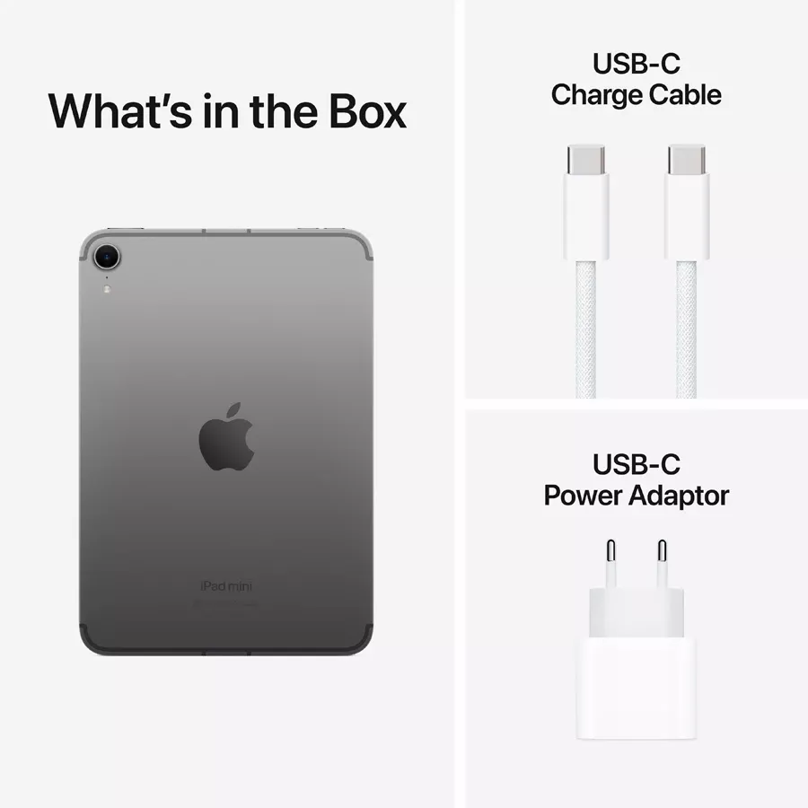 iPad mini A17 Pro, 256 GB Wi-Fi+4G 2024, Space Gray — Image №9
