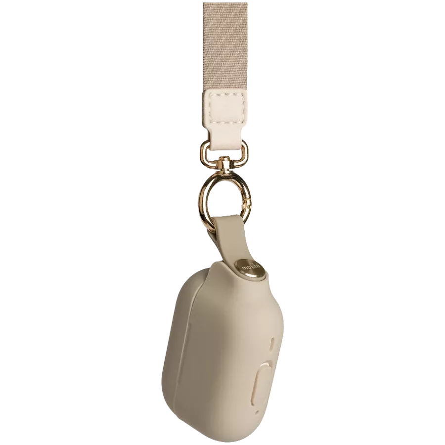 Case MOSHI |EnglishPebboEnglish| [Wireless Charger Compatible] Savanna Beige for AirPods (Gen3) — Изображение №3