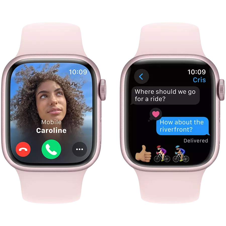 Apple Watch Series 9 GPS 41 Light Pink Sport Band S M Apple MR933QI A iSpace