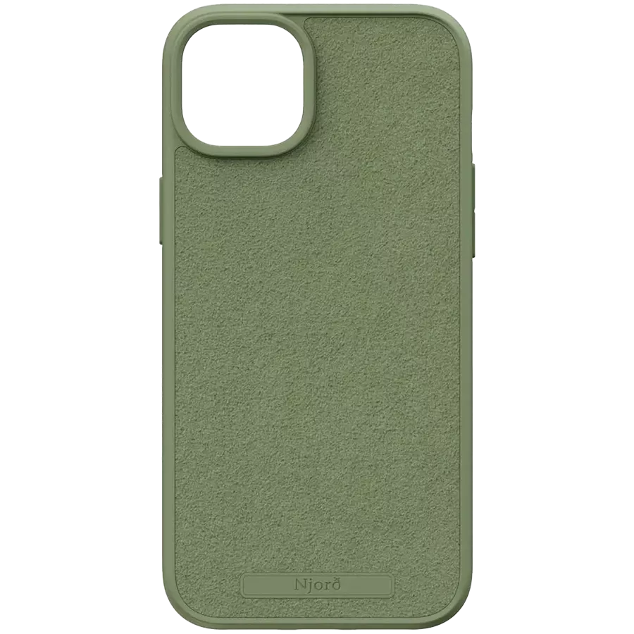 Պաշտպանիչ պատյան NJORD Suede MagSafe հետ MagSafe Ձիթապտղի գույն for iPhone 15 Plus — image №1