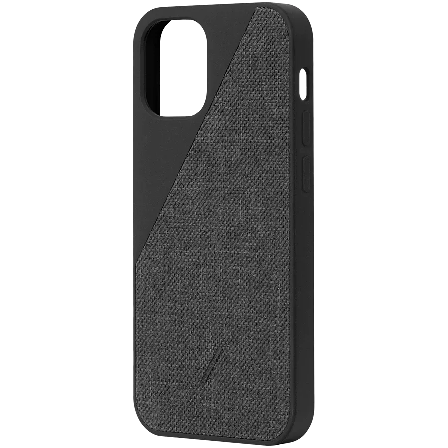 Чехол NATIVE UNION CLIC CANVAS  Синевато-серый для iPhone 12 Pro Max — Изображение №3