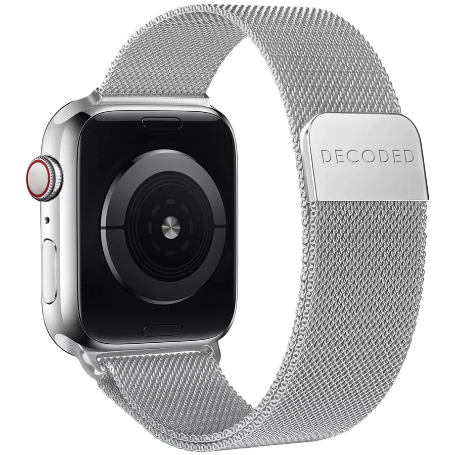 DECODED Band Stainless Steel Traction Strap Silver for Apple Watch 38/40/41 mm — Image №1