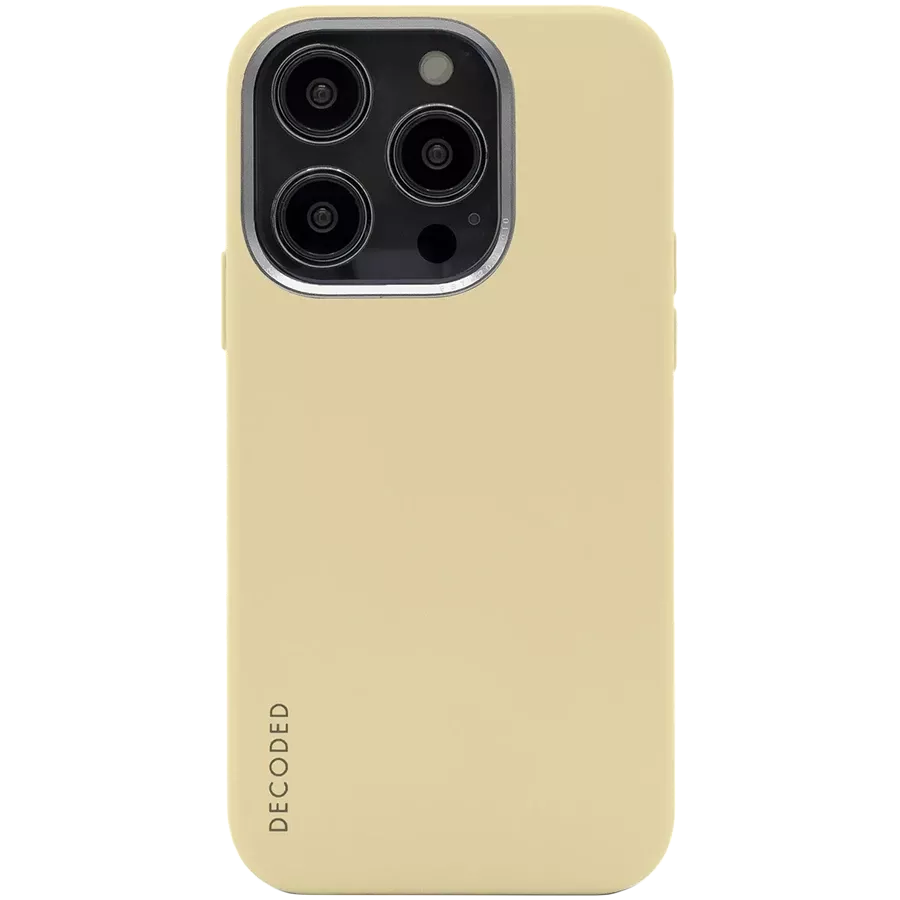 DECODED Θήκη ANTIMICROBIAL SILICONE CASE με MagSafe, Μπεζ for iPhone 14 Pro Max — Εικών №1