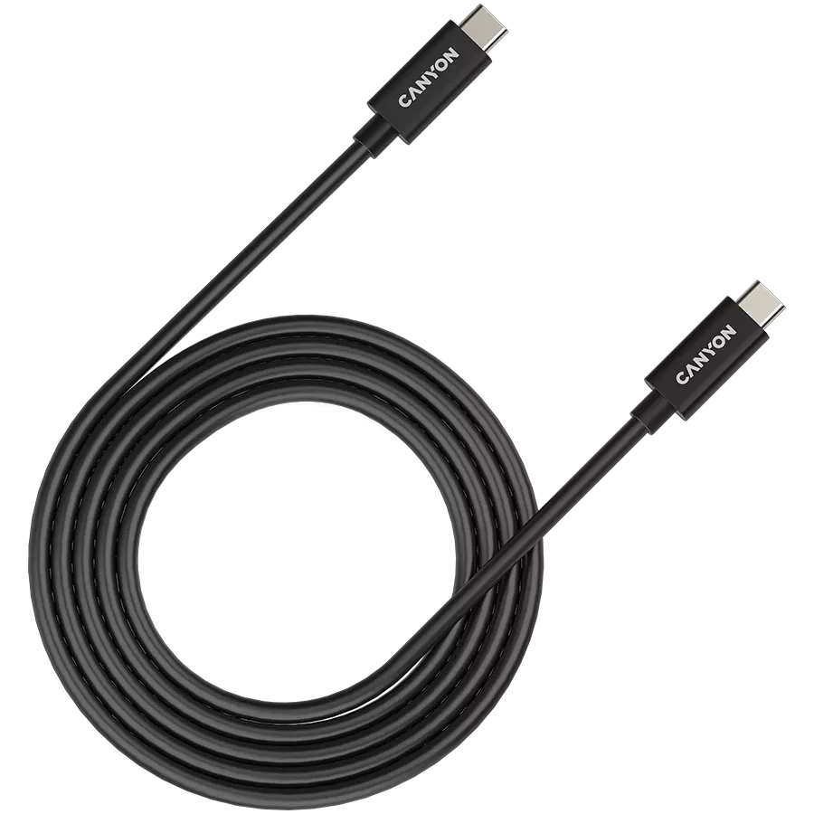 CANYON USB-C Cable UC-42, Black, 2m — Image №1
