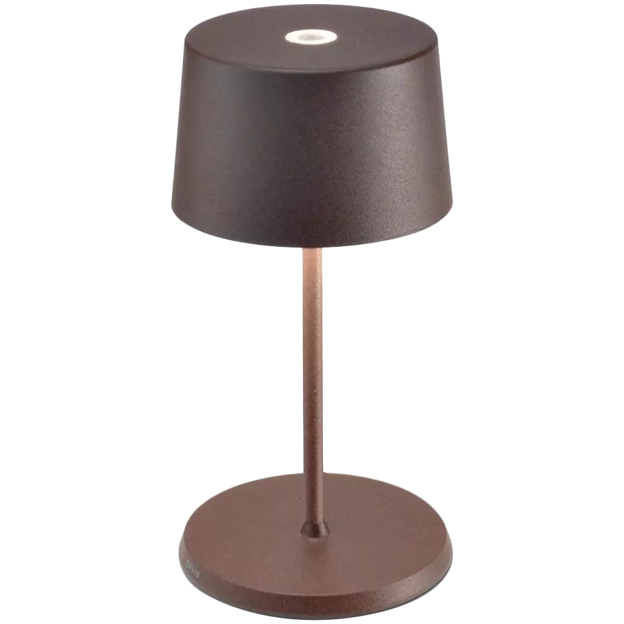 ZAFFERANO OLIVIA PRO MINI TABLE LAMP 110x220mm. MATT RUST 2.2W LED 130-150lm. — Image №1 ZAFFERANO OLIVIA PRO MINI TABLE LAMP 110x220mm. MATT RUST 2.2W LED 130-150lm. — Image №1