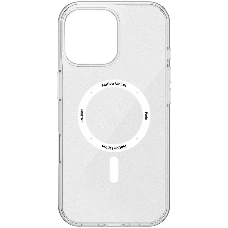 Case NATIVE UNION (RE)CLEAR with MagSafe Transparent for iPhone 16 Pro Max — Image №1