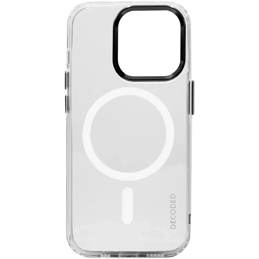 DECODED Case Recycled Plastic Clear with MagSafe, Clear for iPhone 14 Pro Max — Image №1