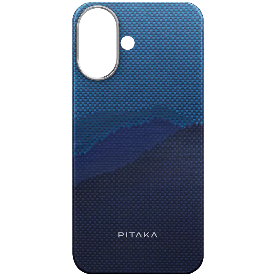 Husă PITAKA Tactile Woven cu MagSafe pentru iPhone 16, Over The Horizon — image №1