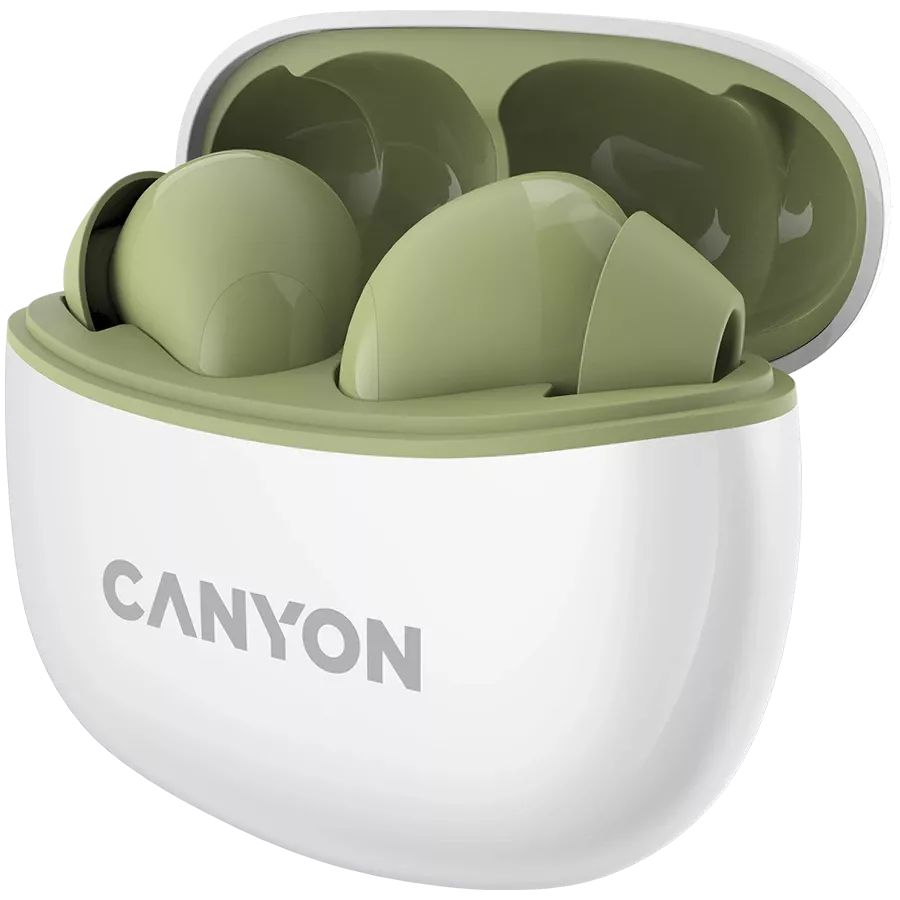 CANYON TWS-5 Ασύρματο Ακουστικό, Πράσινο — Εικών №3
