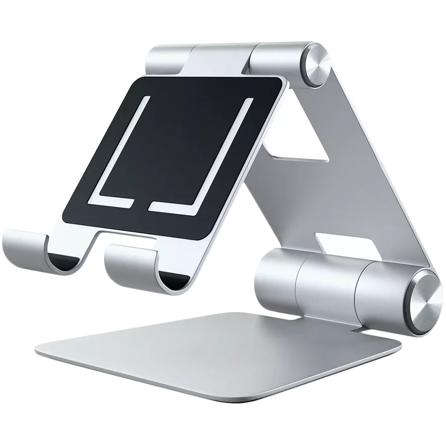 SATECHI  для iPad, iPad Pro, iPhone X, 8 Plus, 8, MacBook 2015/2016, СеребристыйНастольная подставка R1 Multi-Angle Tablet Stand — image №1