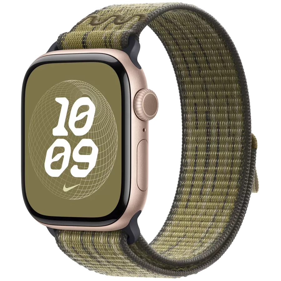 Band Extension APPLE 42mm Nike Sport Loop Nike Sport Loop Серый/Зелёный за Apple Watch 38/42 mm — Зображення №2