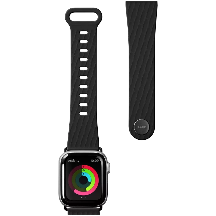 Спортивний ремінець LAUT ACTIVE 2.0 для Apple Watch 42/44/45/49mm, Black (L_AWL_A2_BK) — Зображення №1