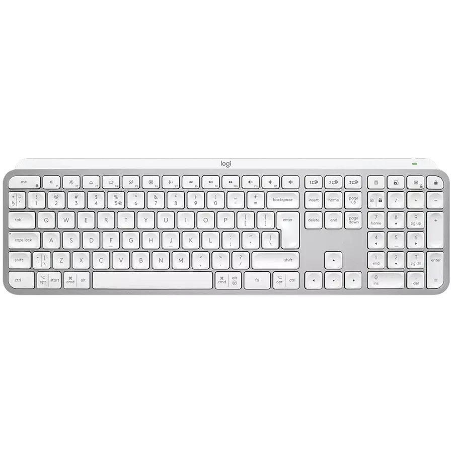 LOGITECH MX Keys S Πληκτρολόγιο, Ασύρματο, Απαλό Γκρι, Ρωσικά — Εικών №1